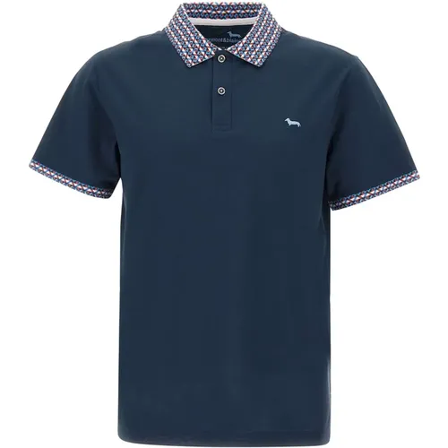 Polo-Shirt mit Geometrischem Muster - Harmont & Blaine - Modalova