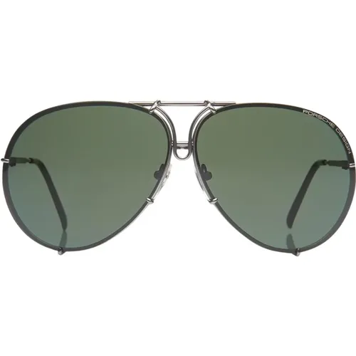 Exklusive Herren-Sonnenbrille mit austauschbaren Gläsern , unisex, Größe: 69 MM - Porsche Design - Modalova