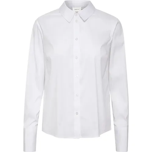 Classic Shirt with Long Sleeves and Button Closure , female, Sizes: M, XL, S, L, XS - Gestuz - Modalova