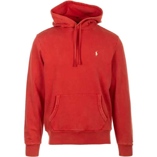 Rote Pullover für Männer , Herren, Größe: L - Ralph Lauren - Modalova