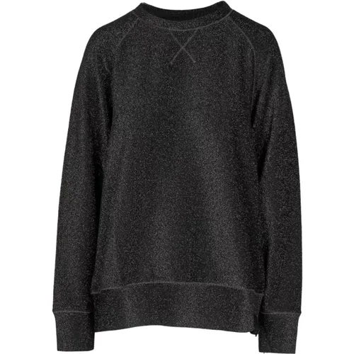 Lurex Langarm Raglan Pullover , Damen, Größe: M - Ottod'Ame - Modalova