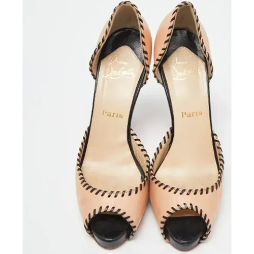 Pre-owned Leather heels , unisex, Sizes: 7 1/2 UK - Christian Louboutin Pre-owned - Modalova