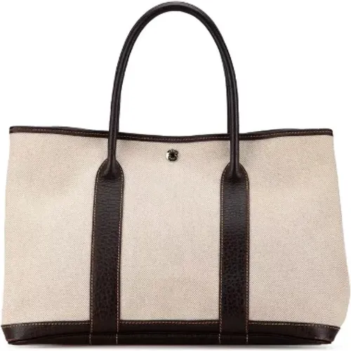 Pre-owned Canvas handbags , female, Sizes: ONE SIZE - Hermès Vintage - Modalova