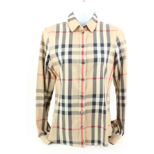 Pre-owned Stoff tops - Burberry Vintage - Modalova