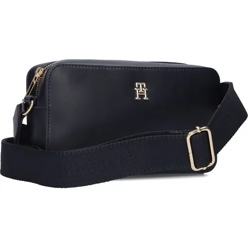 Elegante Monotype Kamera Schultertasche , Damen, Größe: ONE Size - Tommy Hilfiger - Modalova