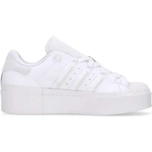 Bonega Low Sneaker Weiß Kristall Stil , Damen, Größe: 39 1/3 EU - Adidas - Modalova