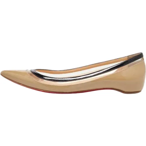 Pre-owned Fabric flats , female, Sizes: 3 UK - Christian Louboutin Pre-owned - Modalova