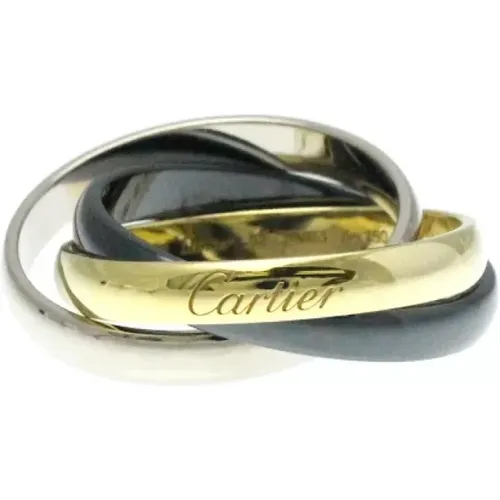 Pre-owned Fabric rings , female, Sizes: ONE SIZE - Cartier Vintage - Modalova
