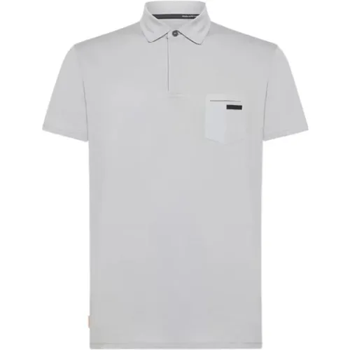 Grau Melange Polo Revo Leichtes Jersey - RRD - Modalova