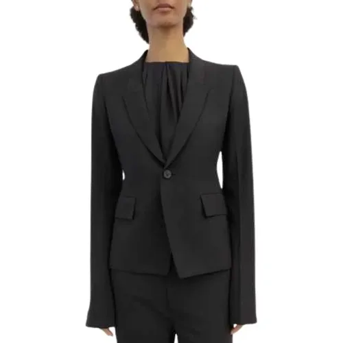 Short Wool Suit Jacket , female, Sizes: XS, M, L, S - Rick Owens - Modalova