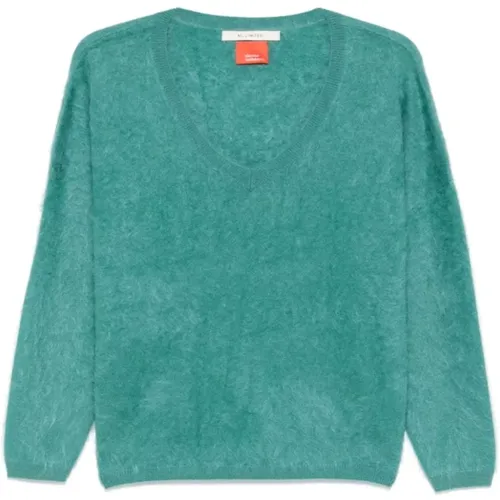 Cashmere Knitted Sweater Aqua , female, Sizes: M, S - Absolut Cashmere - Modalova