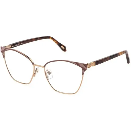 Kupfer Goldfarbene Sonnenbrille , Damen, Größe: 55 MM - Just Cavalli - Modalova