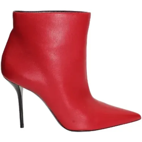 Leather boots , female, Sizes: 8 UK - Saint Laurent - Modalova