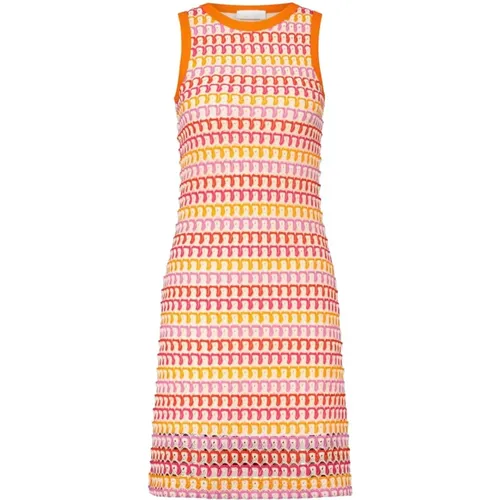 Colorful Wave Knit Dress , female, Sizes: S, M, L, XS - Rich & Royal - Modalova