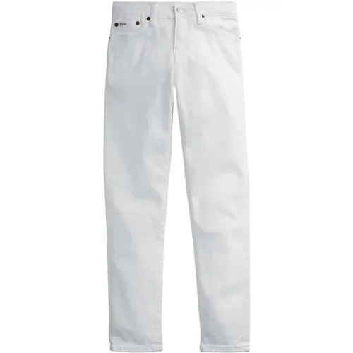 Weiße Jeans mit Gürtelschlaufen - Ralph Lauren - Modalova