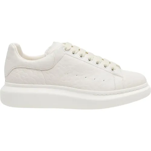 Leather Sneakers Round Tip , female, Sizes: 4 UK, 5 UK - alexander mcqueen - Modalova