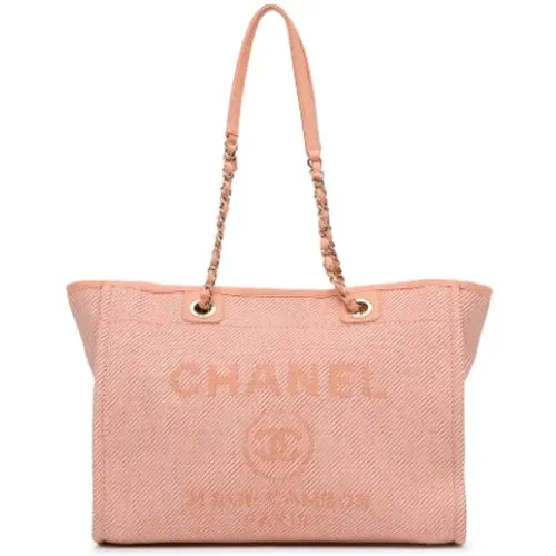 Pre-owned Canvas chanel-bags , female, Sizes: ONE SIZE - Chanel Vintage - Modalova