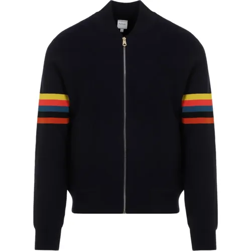 Wool Bomber Jacket Aw24 , male, Sizes: XL - PS By Paul Smith - Modalova