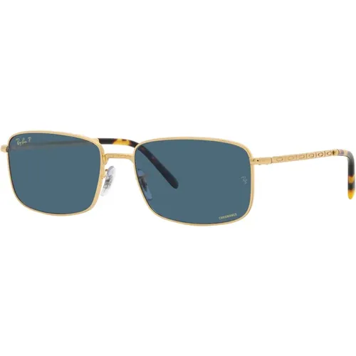 Stilvolle Sungles RB 3717 Gold/Blau,Sunglasses - Ray-Ban - Modalova