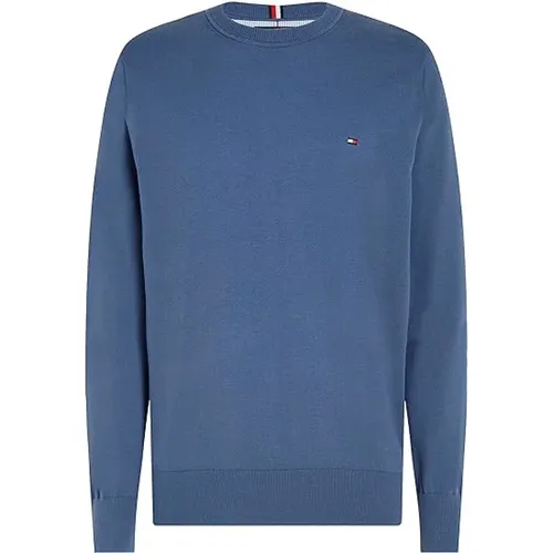 Blauer Pullover Sweater Sophisticated Collection , Herren, Größe: 3XL - Tommy Hilfiger - Modalova