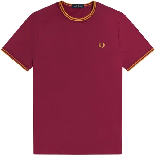 Twin Tipped Rundhals T-Shirt - Fred Perry - Modalova