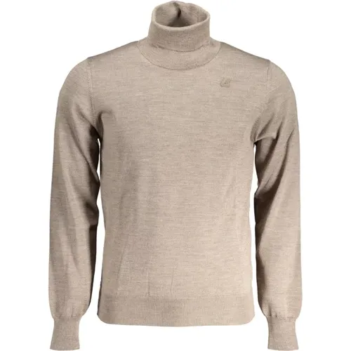 Long Sleeve Sweater with Logo , male, Sizes: 2XL, 3XL - K-way - Modalova