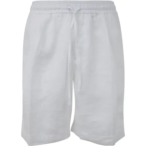 Weiße Shorts mit Couliss,Stylische Shorts mit Couliss,Navy Shorts mit Couliss,3954 Shorts mit Couliss,Schwarze Shorts mit Couliss - Michael Coal - Modalova