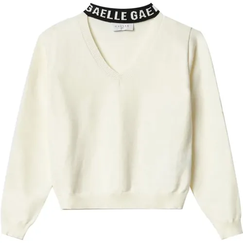 Weißer Pullover Elegant und vielseitig - Gaëlle Paris - Modalova