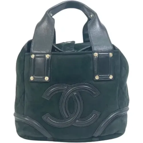 Pre-owned Suede chanel-bags , female, Sizes: ONE SIZE - Chanel Vintage - Modalova