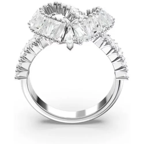 Heart-shaped Matrix Cocktail Ring , female, Sizes: 55 MM - Swarovski - Modalova