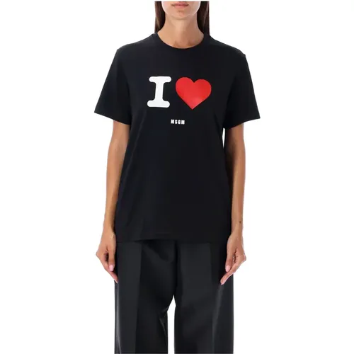 Women`s Clothing T-Shirts Polos Aw23 , female, Sizes: XS - Msgm - Modalova