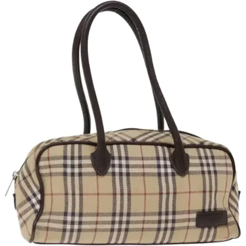 Pre-owned Canvas Handtaschen , Damen, Größe: ONE Size - Burberry Vintage - Modalova