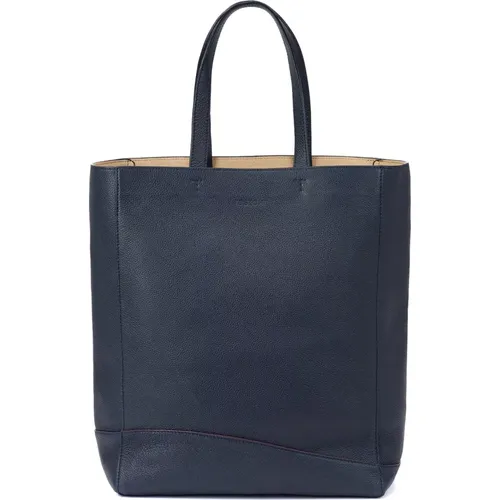 Grained Calf Tote Bag Deluxe - Testoni - Modalova