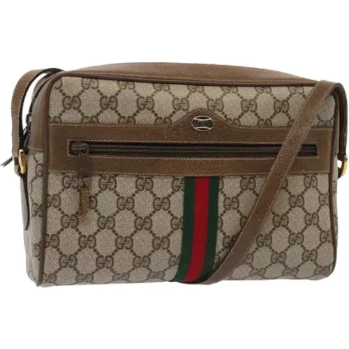 Pre-owned Leder schultertasche - Gucci Vintage - Modalova