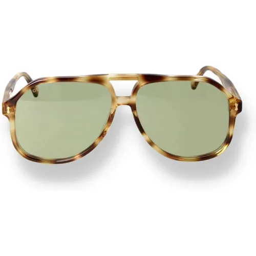 Aviator/Navigator Sunglasses , male, Sizes: 60 MM - Gucci - Modalova