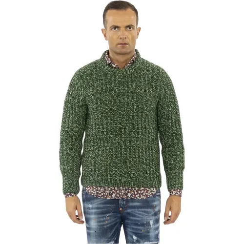 Round-neck Knitwear , male, Sizes: L - Zanone - Modalova