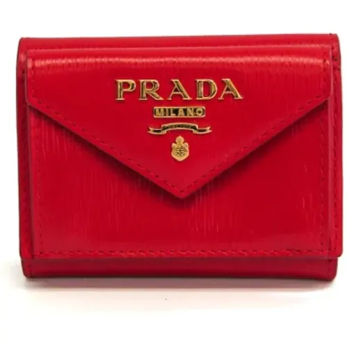 Pre-owned Leder Portemonnaies , Damen, Größe: ONE Size - Prada Vintage - Modalova