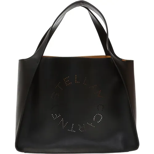 Branded shopper bag , female, Sizes: ONE SIZE - Stella Mccartney - Modalova