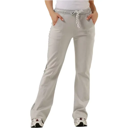 Flared Jogger Hose , Damen, Größe: S - 10Days - Modalova