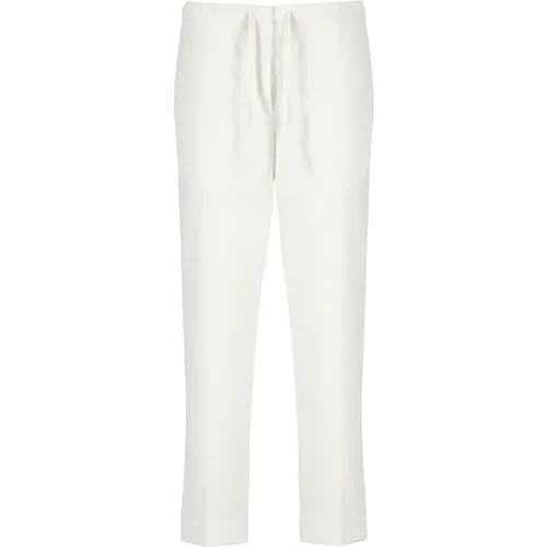 Trousers Ivory , female, Sizes: XS, S - Jil Sander - Modalova