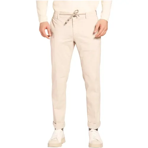 Stretch-Gabardine-Chino-Joggerhose , Herren, Größe: 2XL - Mason's - Modalova