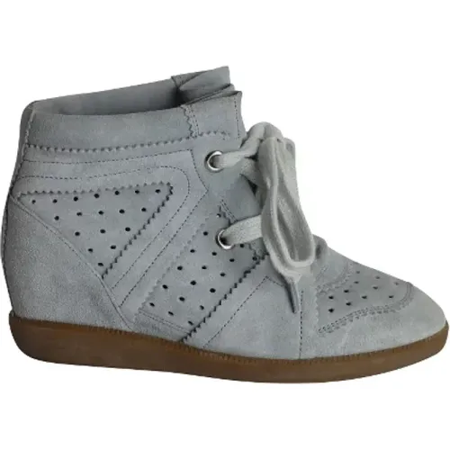 Pre-owned Suede sneakers , female, Sizes: 3 UK - Isabel Marant Pre-owned - Modalova