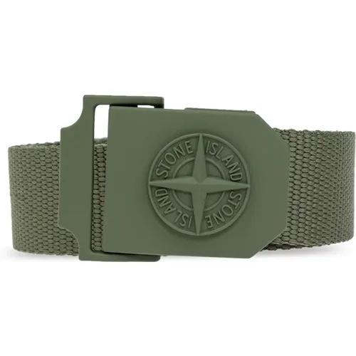 Gürtel mit Logo , Herren, Größe: 90 CM - Stone Island - Modalova