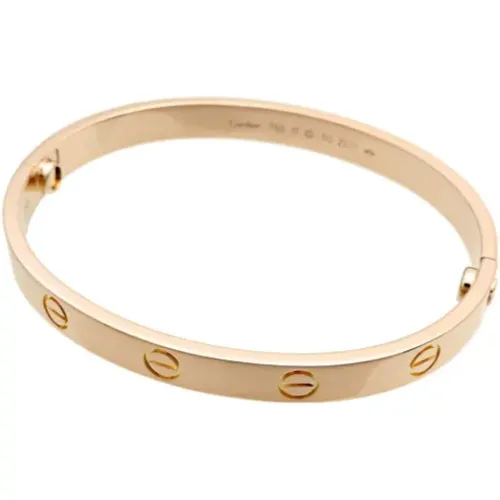 Pre-owned Rose Gold bracelets , female, Sizes: ONE SIZE - Cartier Vintage - Modalova