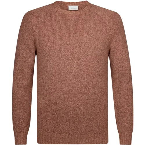 Rundhals Pullover Toskanarot - Profuomo - Modalova