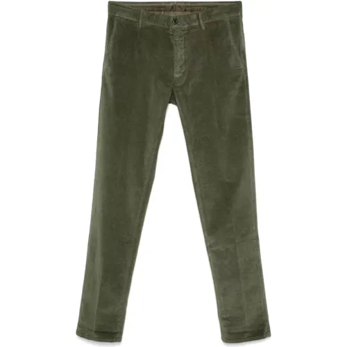 Corduroy Trousers Tapered Leg , male, Sizes: W32, W33, W31, W30, W38, W34 - Incotex - Modalova