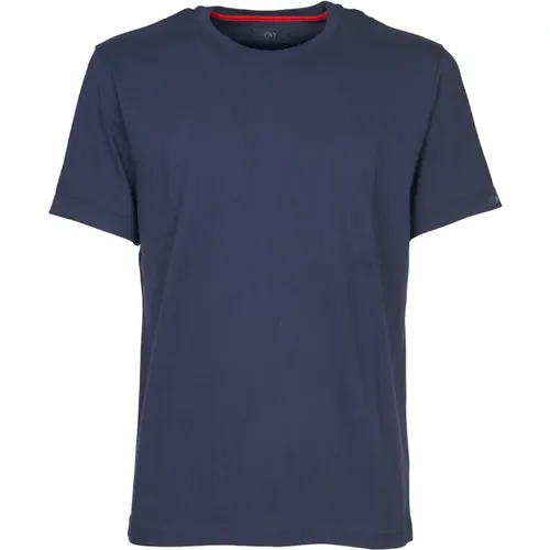 T-Shirt , male, Sizes: M, L - Fay - Modalova