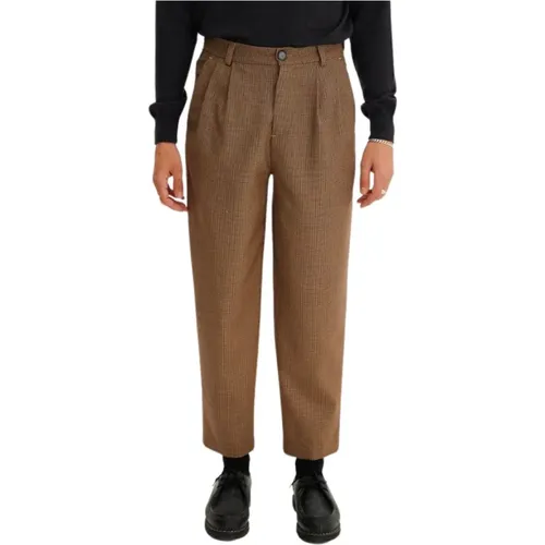 Cambridge Wool Trousers , male, Sizes: L, M - Noyoco - Modalova