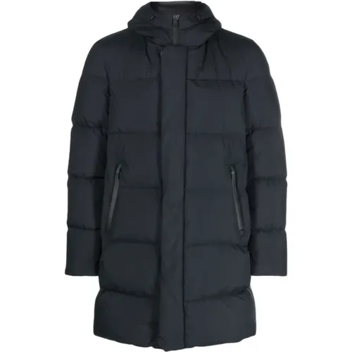 Stylish Down Jacket in Dark , male, Sizes: M, 2XL - Herno - Modalova