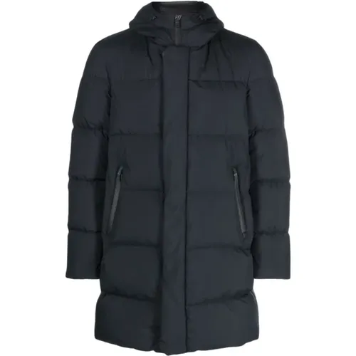 Stylish Down Jacket in Dark , male, Sizes: XL, 2XL - Herno - Modalova